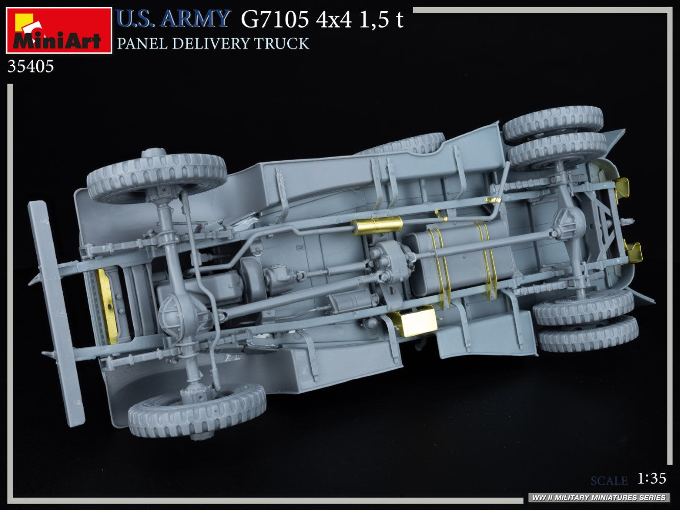 MiniArt 1/35 U.S. Army G7105 4х4 1.5T Panel Delivery Truck | 5905090346760