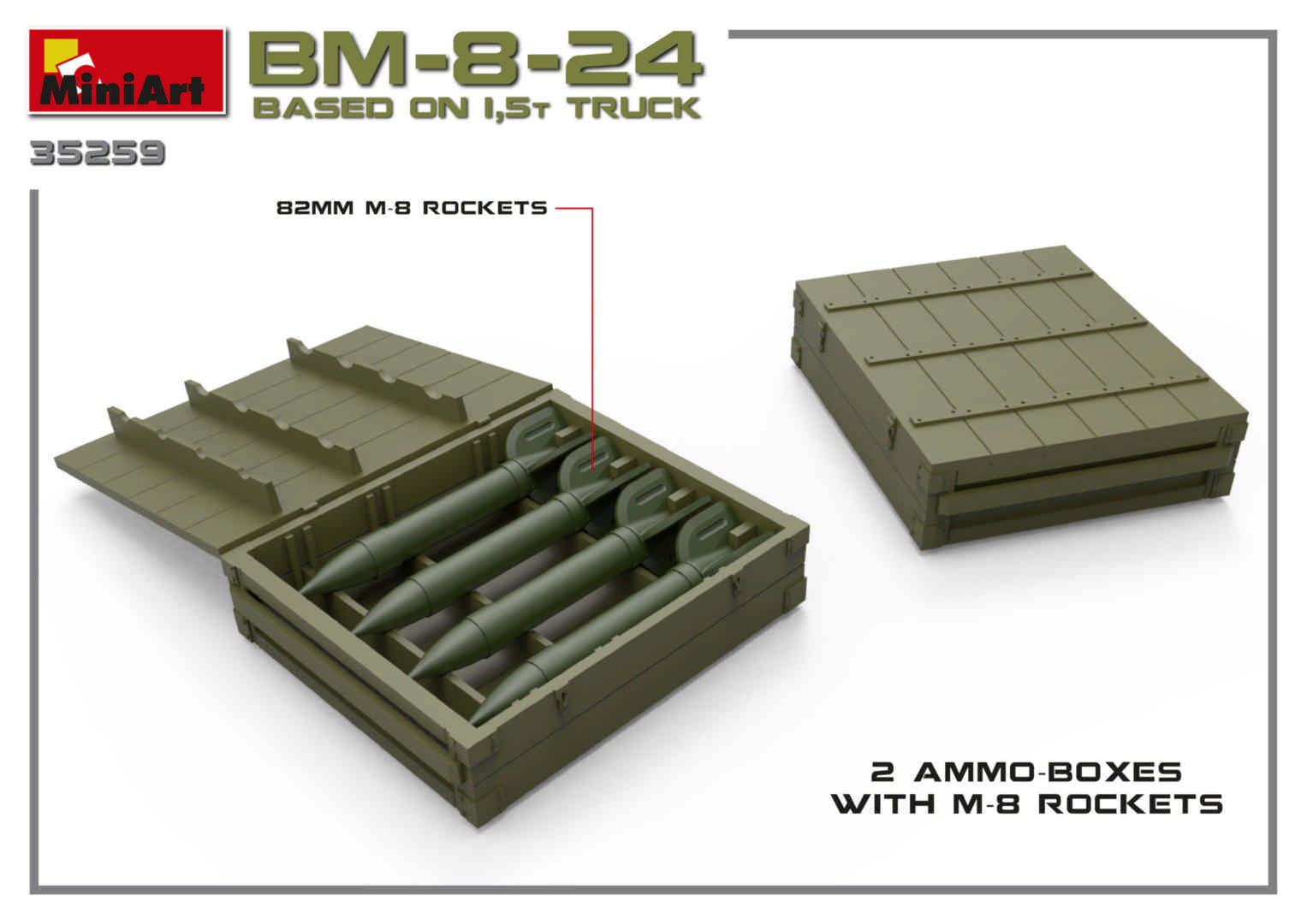 MiniArt BM-8-24 Based on 1,5t Truck (1/35) | 4820183312105