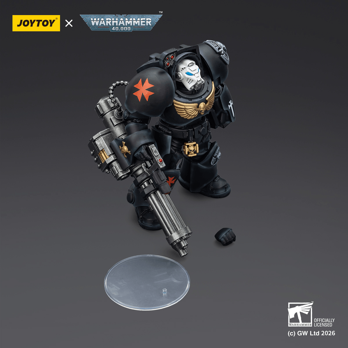 Black Templars Terminator 3 with Power Fist and Assault Cannon | 6927054403110