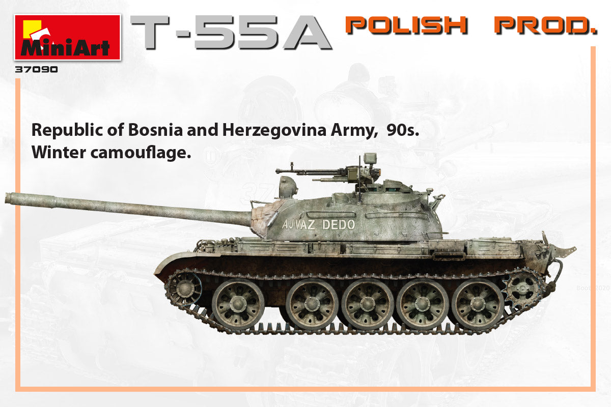 MiniArt T-55A Polish Production | 4820183313034
