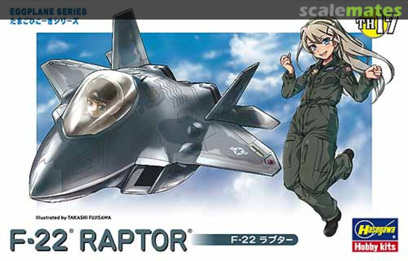 Hasegawa [TH17] EGG PLANE F-22 RAPTOR
