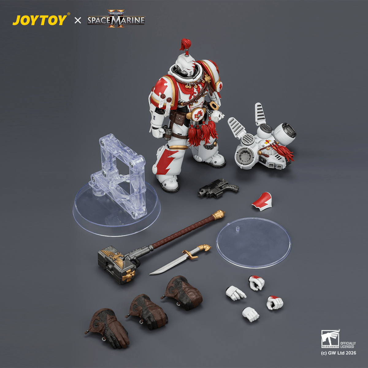 Game Edition White Scars Assault Intercessor Champion with Thunder Hammer and Bolt Pistol | 6927054404407