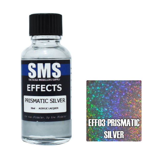 The Scale Modellers Supply (SMS) Effects PRISMATIC SILVER 30ml | 707959821570