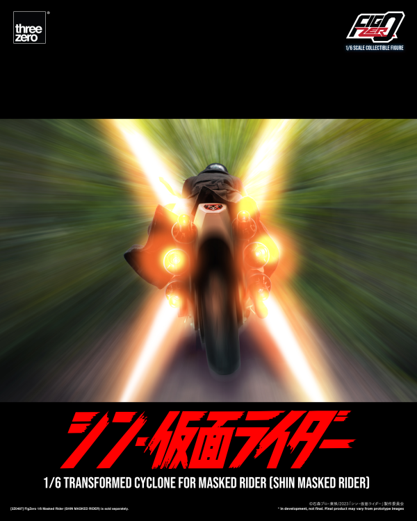 Three Zero FigZero 1/6 Transformed Cyclone for Masked Rider (SHIN MASKED RIDER) | 4895250807563
