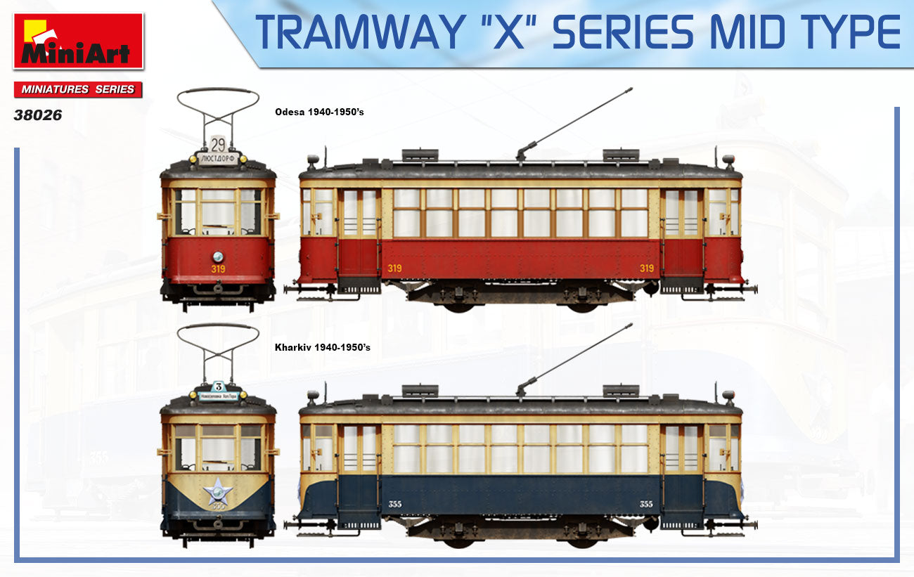 MiniArt 1/35 Tramway X-Series Mid Type | 4820183313720