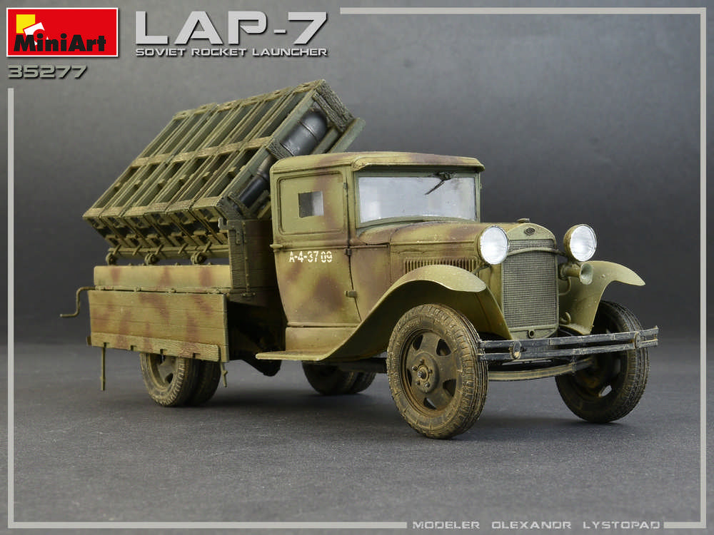 MiniArt 1/35 Soviet Rocket Launcher LAP-7 | 4820183311825