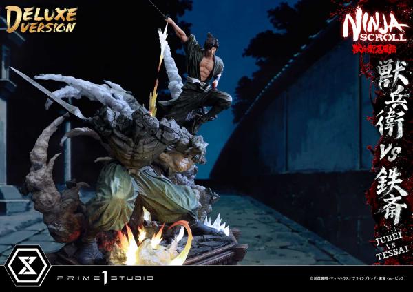 Prime 1 Studio Ultimate Premium Masterline Ninja Scroll Jube versus Tessai Deluxe Bonus Version(4582647120519)(4582647120519)
