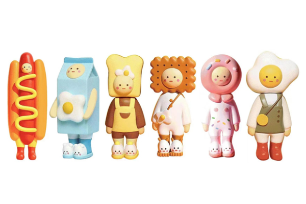 PMOA UOVO FRIEND - Food Series(re-run) (Set of 6 figures) (Box)(4582362386955)(4582362386955)