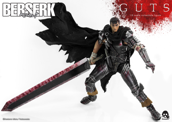 threezero BERSERK - Guts (Black Swordsman)(4897056200425)(4897056200425)