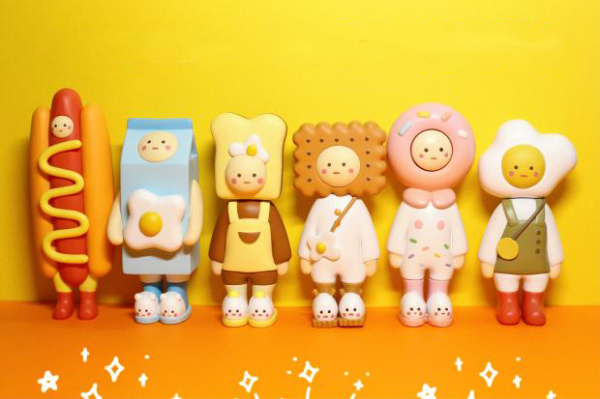 PMOA UOVO FRIEND - Food Series(re-run) (Set of 6 figures) (Box)(4582362386955)(4582362386955)