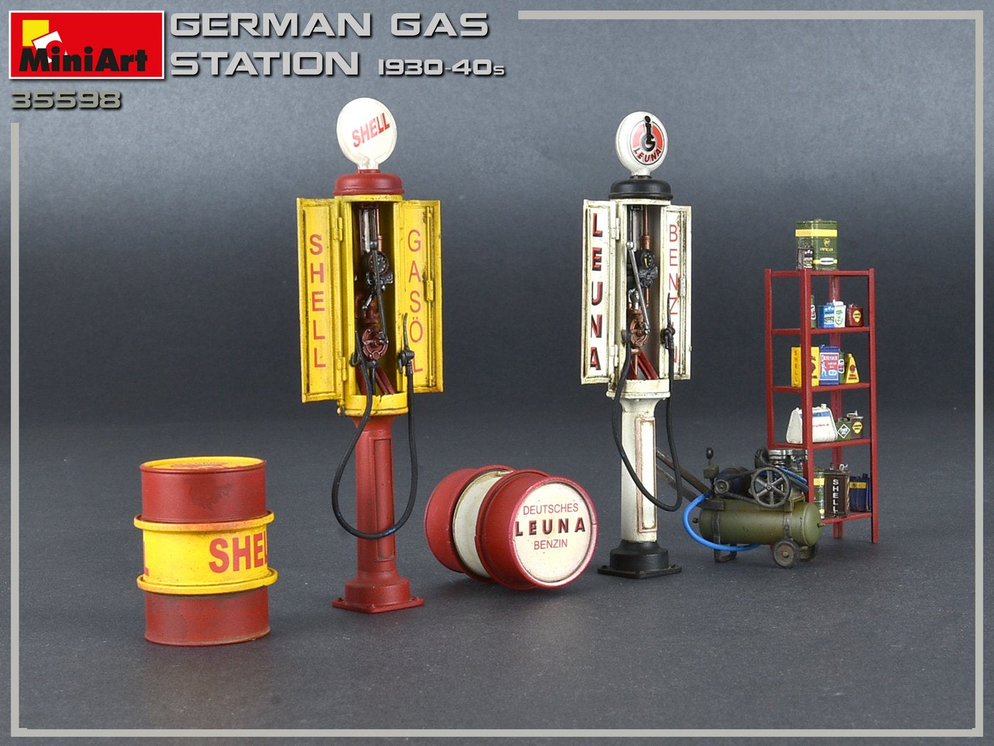 MiniArt 1/35 German Gas Station 1930-40s | 4820183312471