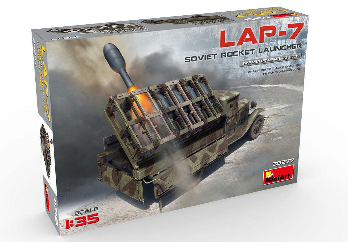 MiniArt 1/35 Soviet Rocket Launcher LAP-7 | 4820183311825