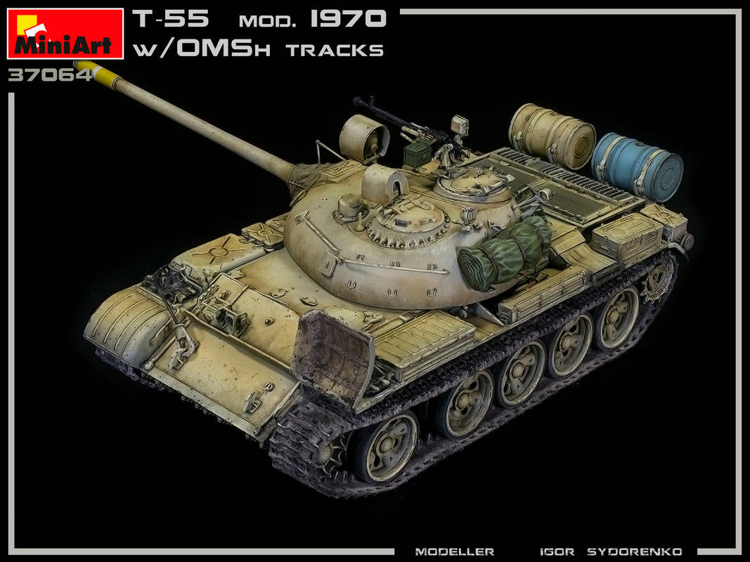 MiniArt 1/35 T-55 Mod. 1970 w/OMSh Tracks | 4820183312891