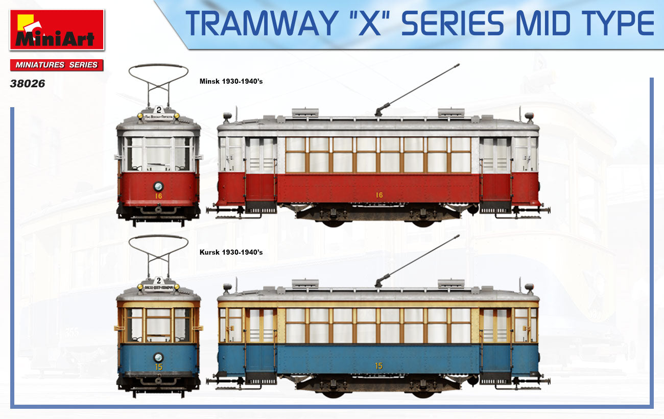 MiniArt 1/35 Tramway X-Series Mid Type | 4820183313720