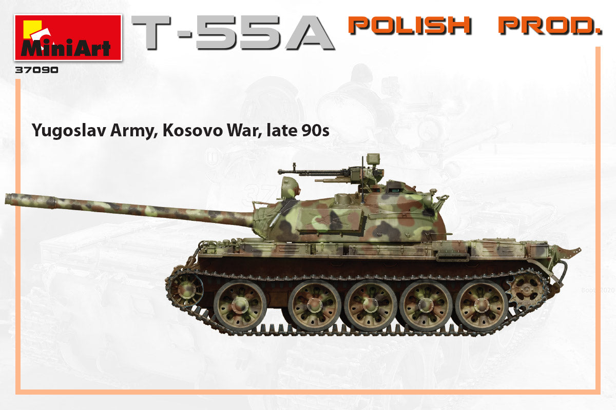 MiniArt T-55A Polish Production | 4820183313034