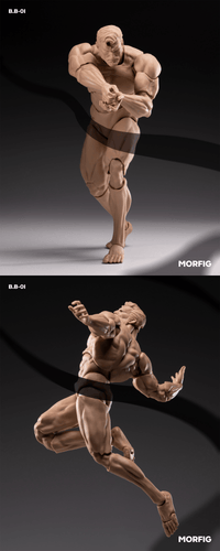 INART- Blank Male Body 1/12 Action Figure (Skintone) | 6972662531908