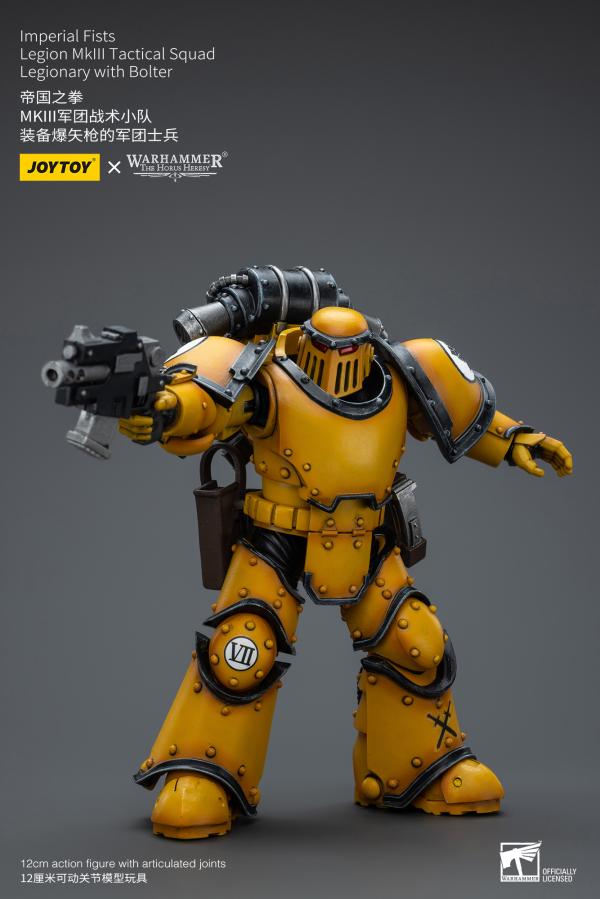 Joy Toy Imperial Fists   Legion MkIII Tactical Squad  Legionary with Bolter(6973130379077)(6973130379077)