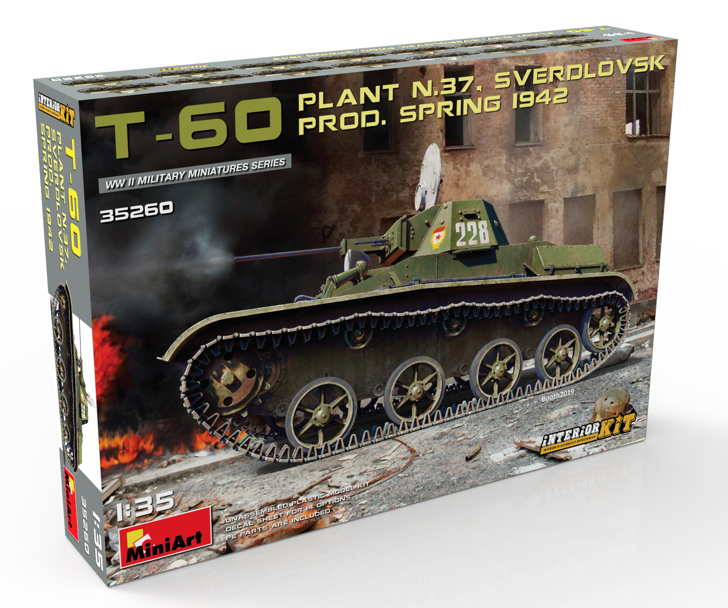 MiniArt 'T-60 (Plant .37) Prod.Spring 1942. Interior Kit' | 4820183312181
