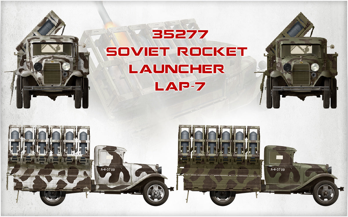 MiniArt 1/35 Soviet Rocket Launcher LAP-7 | 4820183311825