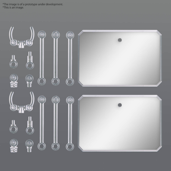 BANDAI Hobby ACTION BASE 6 [CLEAR COLOR] MIRROR STICKERS SET