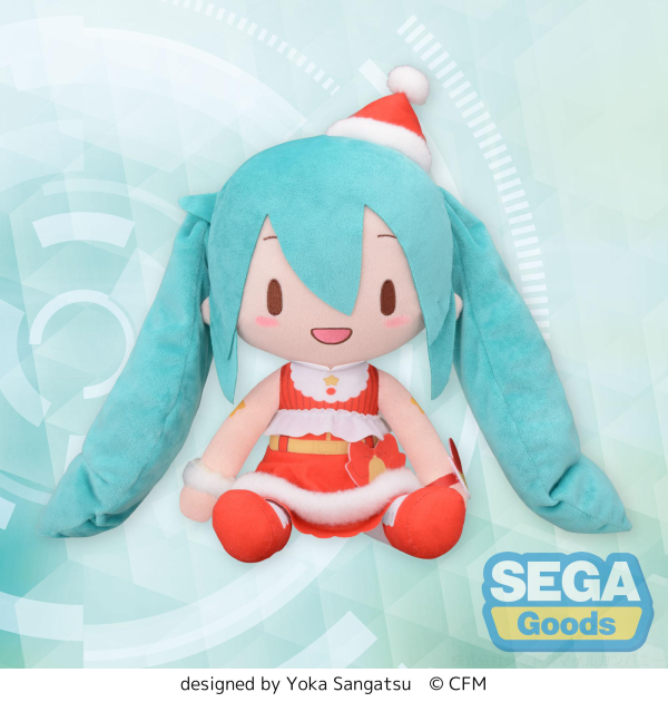 SEGA Fuwapetit "Hatsune Miku" Series L Plush "Hatsune Miku" Christmas 2023