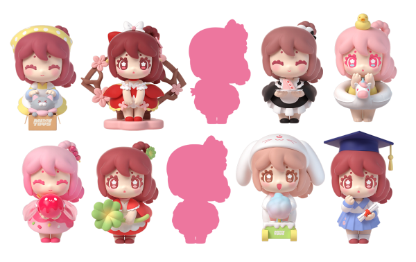 Shenzhen Mabell Animation Development Change Cherry blossom girl (1 Box with 10 Pieces) | 4582362386450