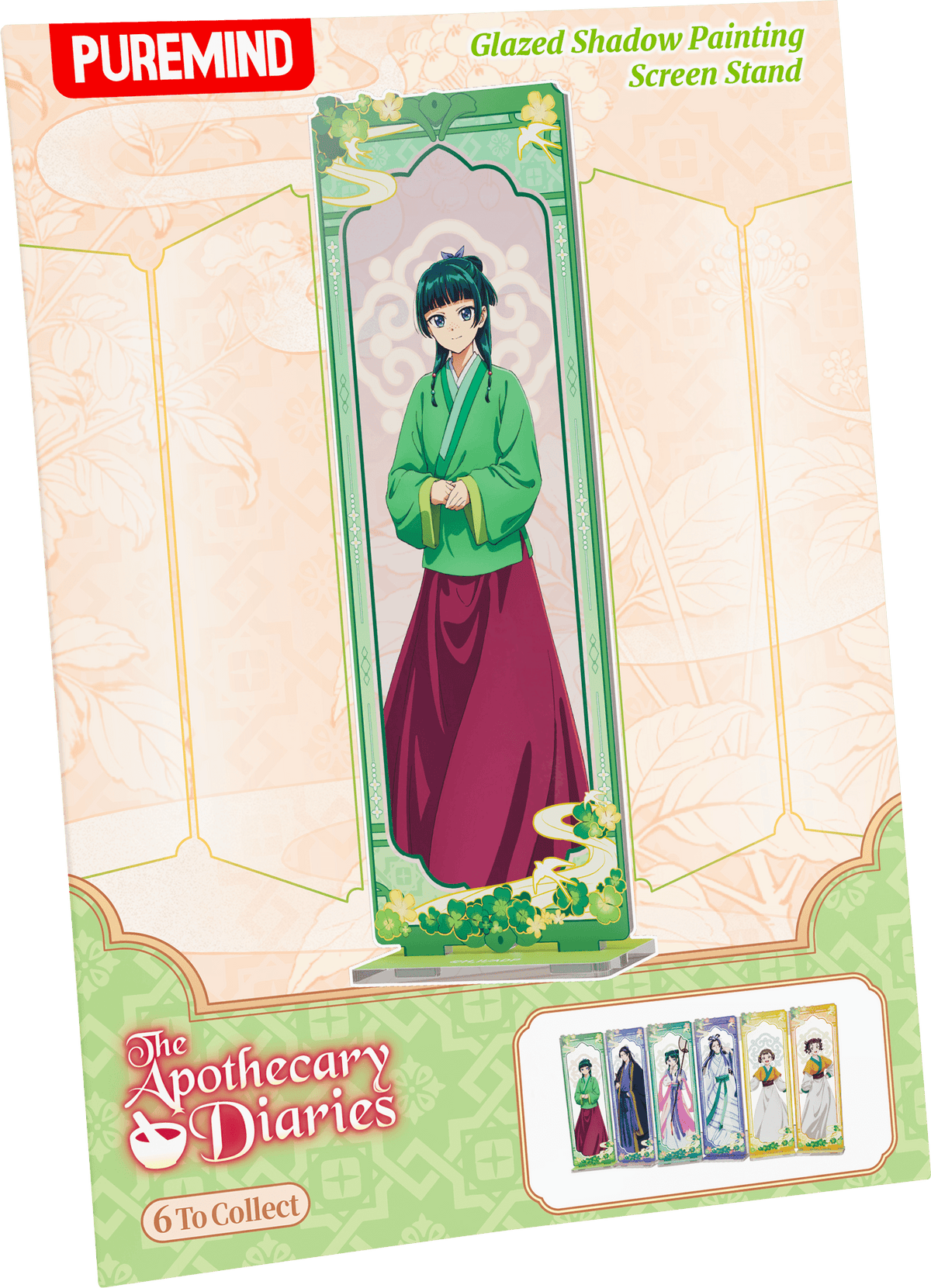 The Apothecary Diaries - Glazed Shadow Painting Screen Stand (6 units/set) (Box of 6)