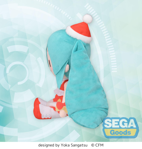 SEGA Fuwapetit "Hatsune Miku" Series L Plush "Hatsune Miku" Christmas 2023