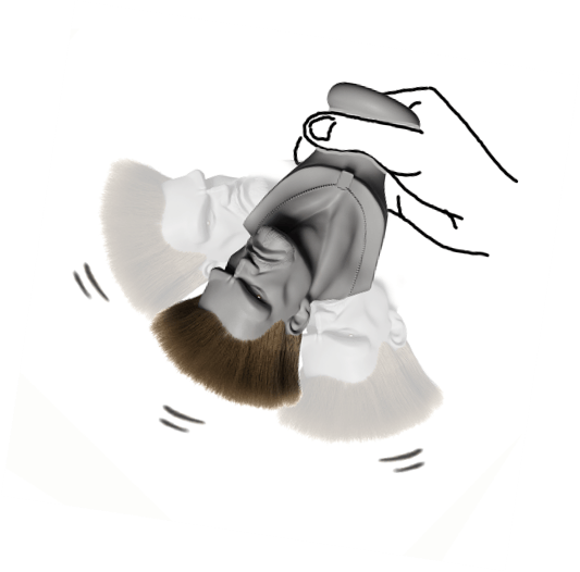 STREET FIGHTER 6 GUILE Soft Dusting Brush）