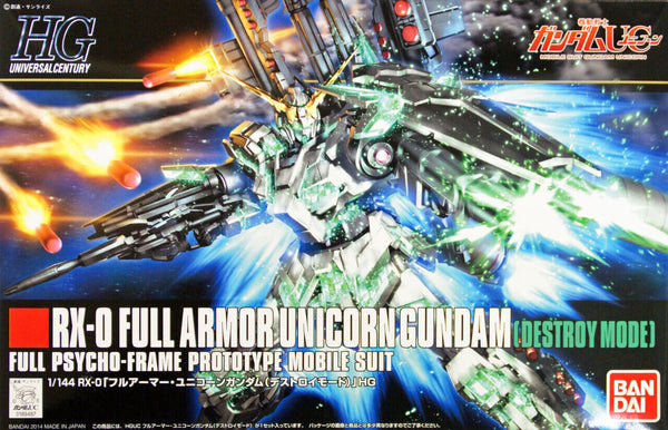 BANDAI Hobby HGUC 1/144 #178 Full Armor Unicorn Gundam (Destroy Mode)