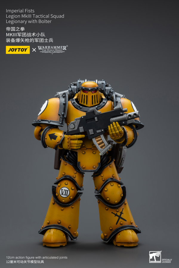 Joy Toy Imperial Fists   Legion MkIII Tactical Squad  Legionary with Bolter(6973130379077)(6973130379077)