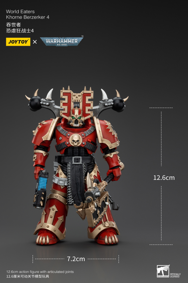 JOYTOY World Eaters Khorne Berzerker 4 | 6927054400607