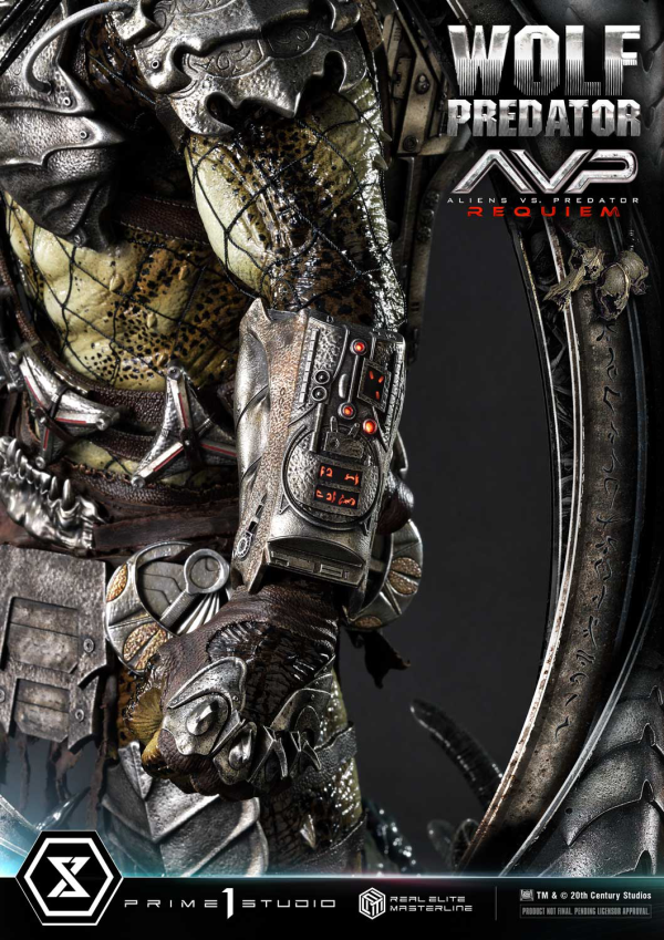 Prime 1 Studio Real Elite Masterline Aliens vs. Predator: Requiem Wolf Predator DX Bonus Version | 4582647121646