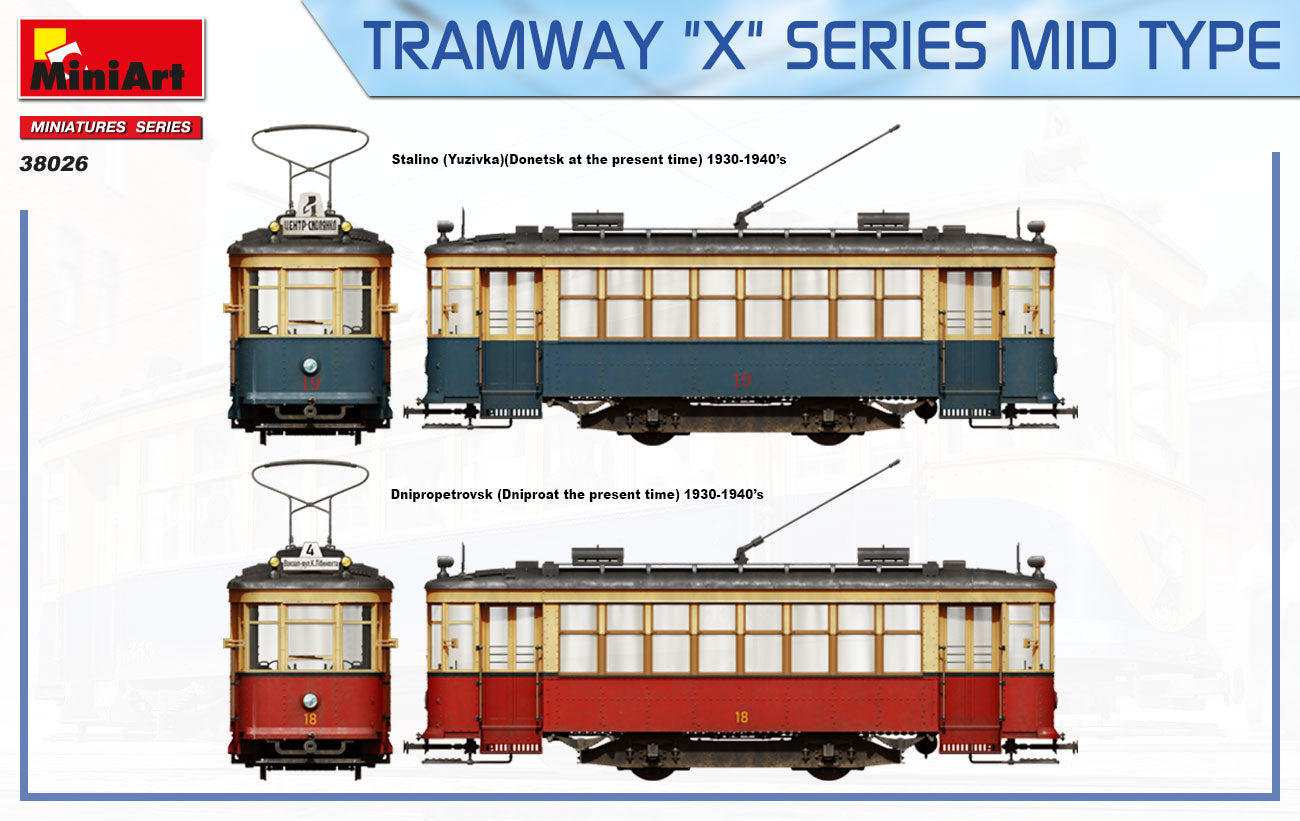 MiniArt 1/35 Tramway X-Series Mid Type | 4820183313720