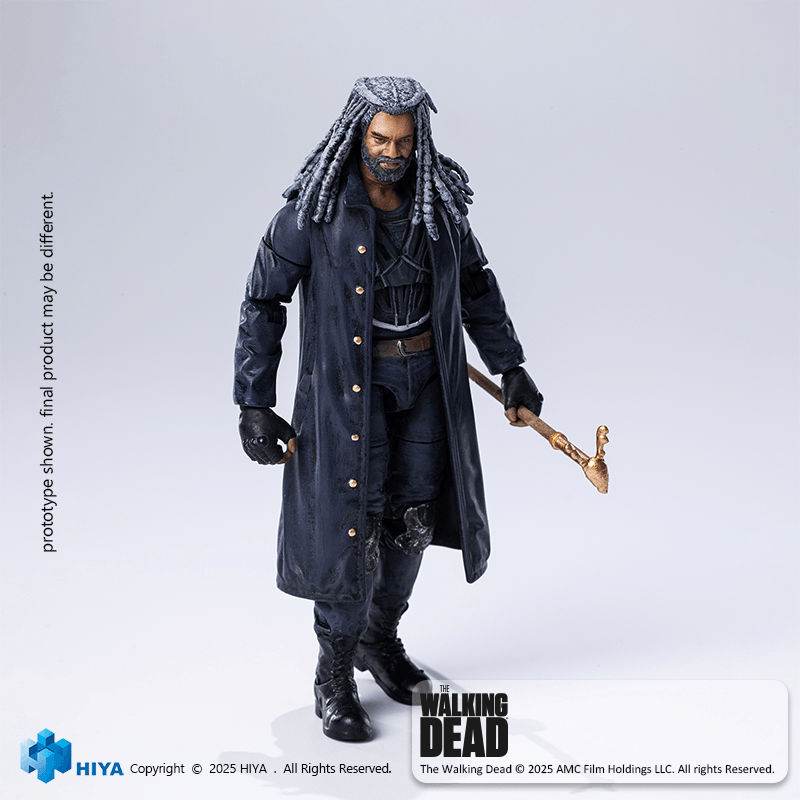 HIYA Exquisite Mini Series 118 Scale 4 Inch The Walking Dead Ezekiel Action Figure | 6957534204890