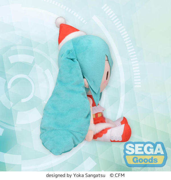 SEGA Fuwapetit "Hatsune Miku" Series L Plush "Hatsune Miku" Christmas 2023