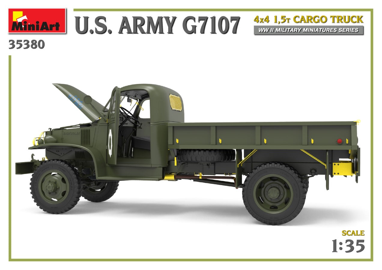 MiniArt 1/35 U.S. Army G7107 4X4 1,5t Cargo Truck | 4820183314260