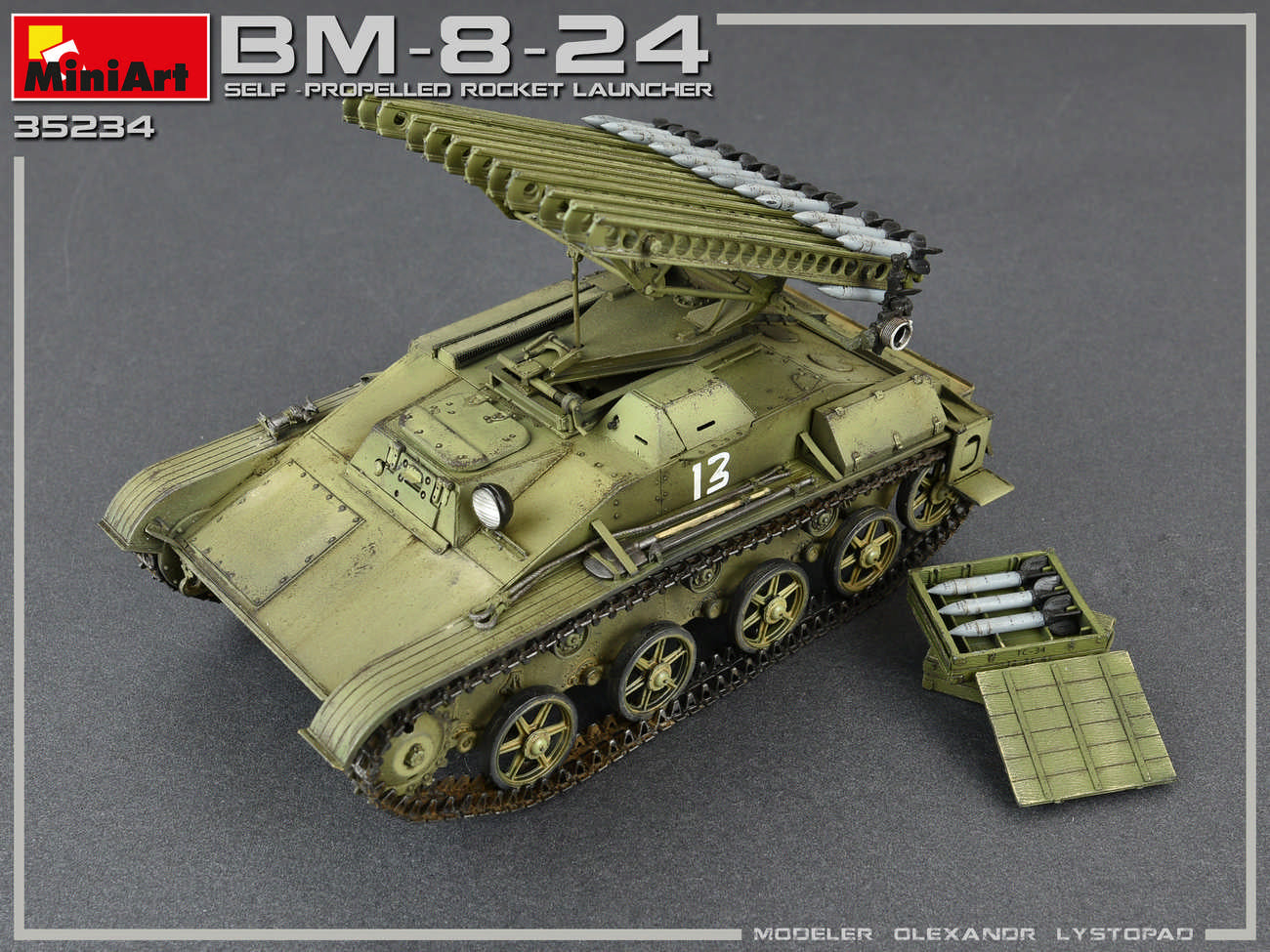 MiniArt BM-8-24 Self-Propelled Rocket Launcher. Interior Kit (1/35) | 4820183311856
