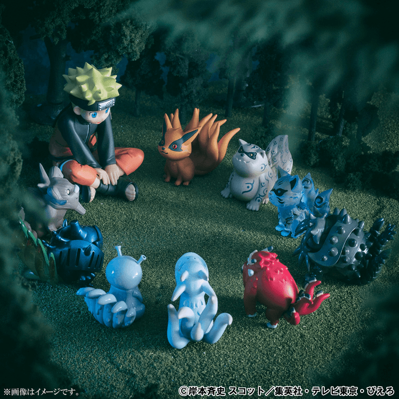 TAITO G.E.M. Series GAIDEN NARUTO SHIPPUDEN UZUMAKI NARUTO & BIJU SET (Repeat)