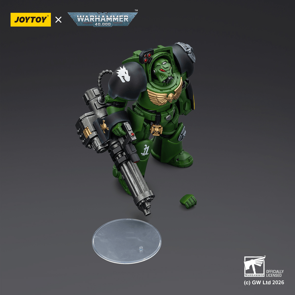 Salamanders Terminator 3 with Power Fist and Assault Cannon | 6927054403233
