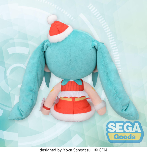 SEGA Fuwapetit "Hatsune Miku" Series L Plush "Hatsune Miku" Christmas 2023