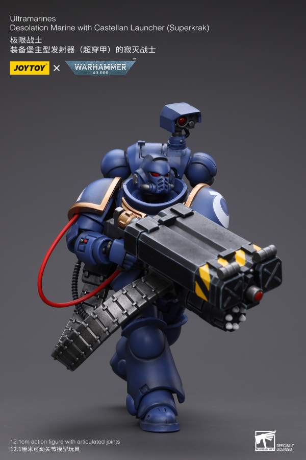 Joy Toy Ultramarines Desolation Marine with Castellan Launcher (Superkrak)(6973130378810)(6973130378810)