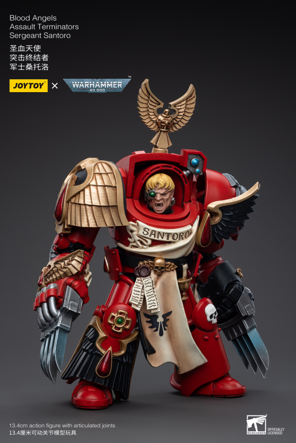 Joy Toy Blood Angels Assault Terminators Sergeant Santoro(6973130375505)(6973130375505)