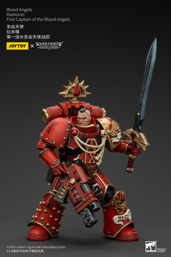 JOYTOY Blood Angels Raldoron First Captain of the Blood Angels(6927054400720)