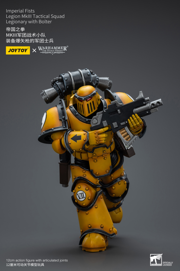 Joy Toy Imperial Fists   Legion MkIII Tactical Squad  Legionary with Bolter(6973130379077)(6973130379077)