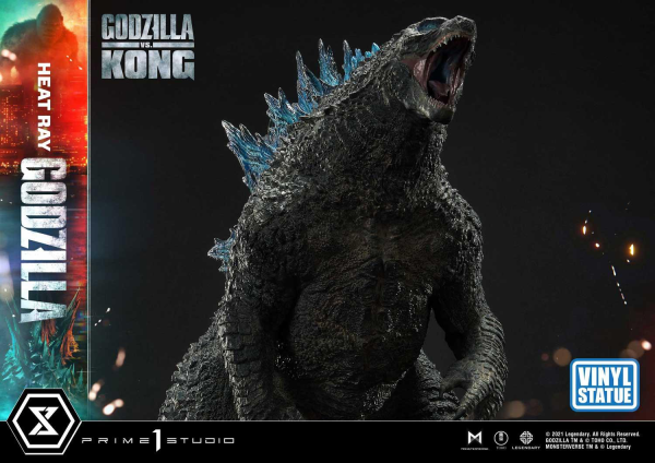 Prime 1 Studio Ultimate Diorama Masterline Godzilla vs Kong (Film) Heat Ray Godzilla Vinyl Statue(4580708037981)(4580708037981)