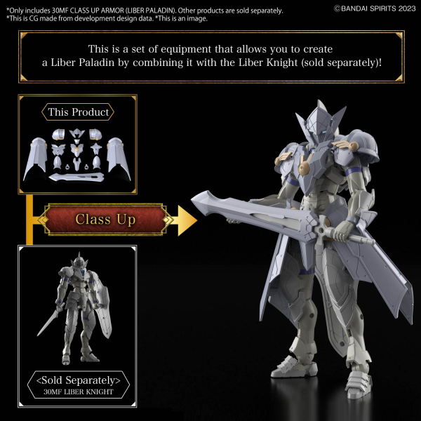 BANDAI Hobby 30MF CLASS UP ARMOR (LIBER PALADIN)
