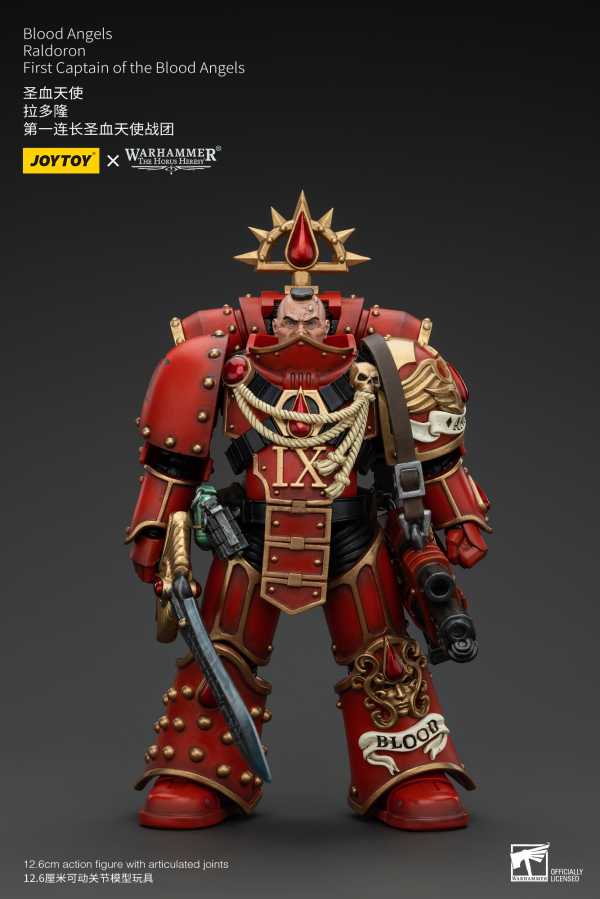 JOYTOY Blood Angels Raldoron First Captain of the Blood Angels(6927054400720)