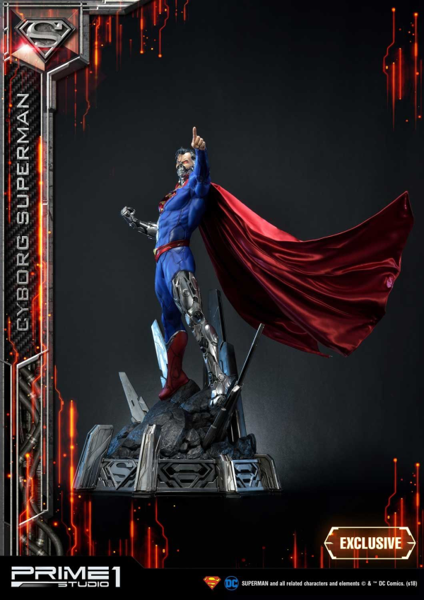 Prime 1 Studio Museum Masterline Superman (Comics) Cyborg Superman EX Version(4562471908019)(4562471908019)