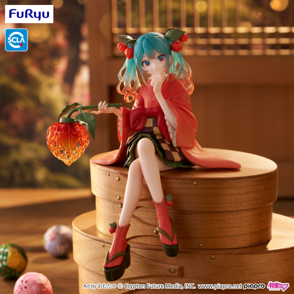 FuRyu Hatsune Miku Noodle Stopper Figure -Flower Fairy Winter Cherry-(4571623502661)(4571623502661)
